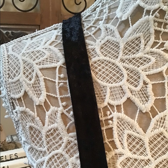 E613 EUC Dolls Kill Current Mood Velvet Suspender Skirt - Picture 3 of 6